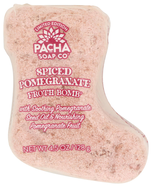 Pacha Soap Spiced Pomegranate Froth Bomb, 4.5 Oz