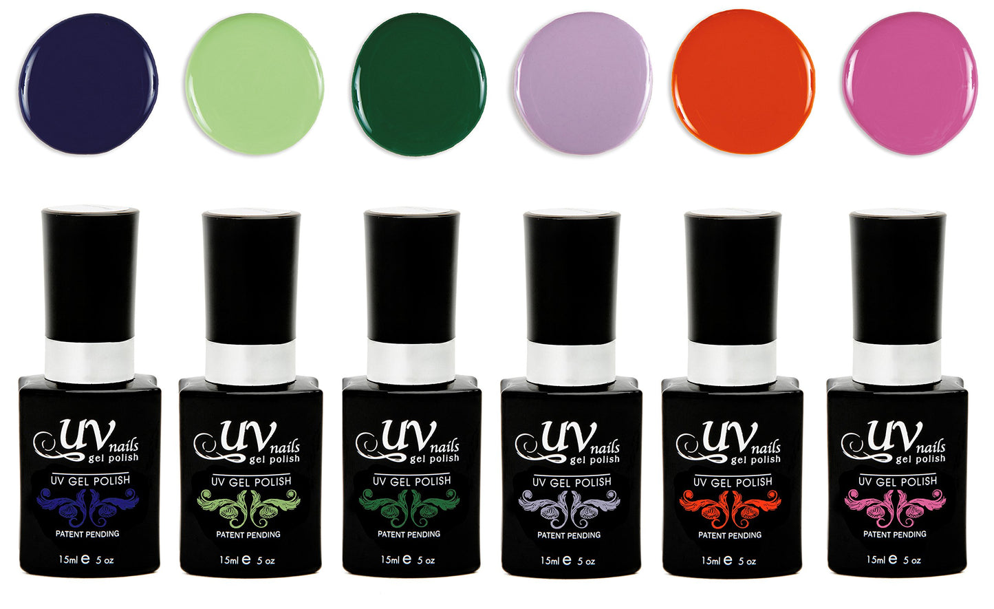 UV-NAILS Gel nail polish cure with UV or LED nail lamp gel polish for nails Set of 6 (MELBOURNE) Beauty & Personal Care UV-NAILS