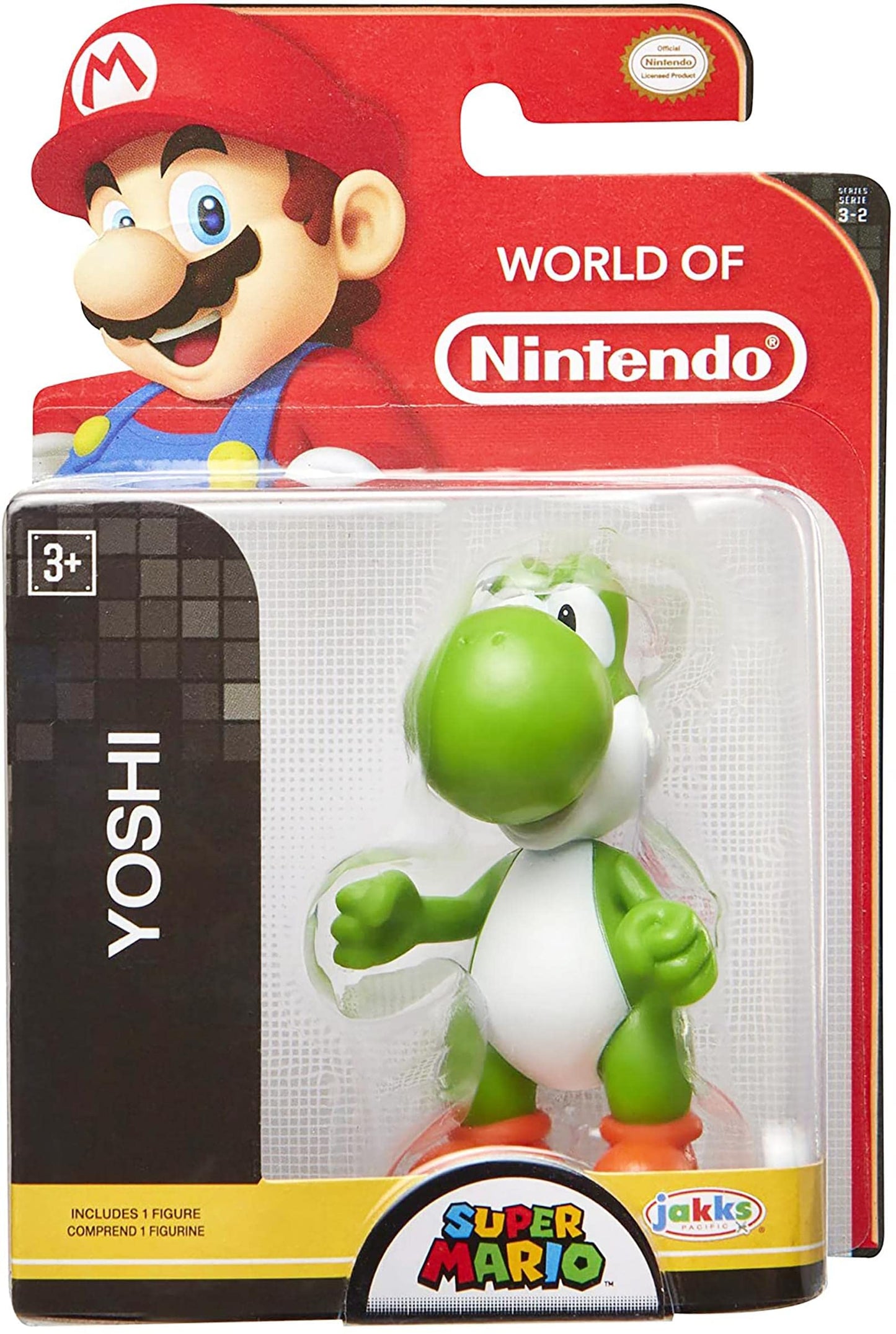 World of Nintendo Super Mario 2.5" Yoshi Mini Figure