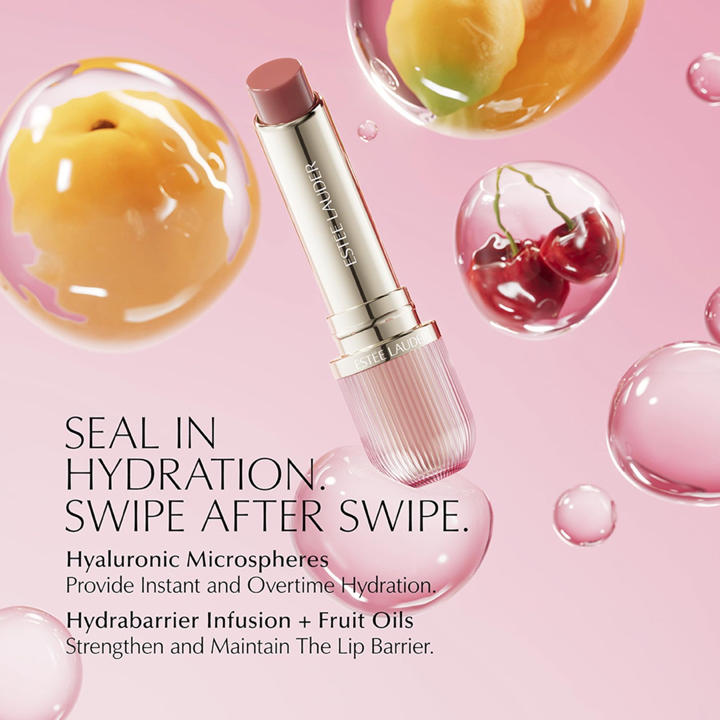 Estée Lauder Futurist HydraPlump Tinted Lip Balm | Includes Hyaluronic Acid + pH-Adaptive Color | Hydrates, Strengthens Lip Barrier, 705 Petal Boost