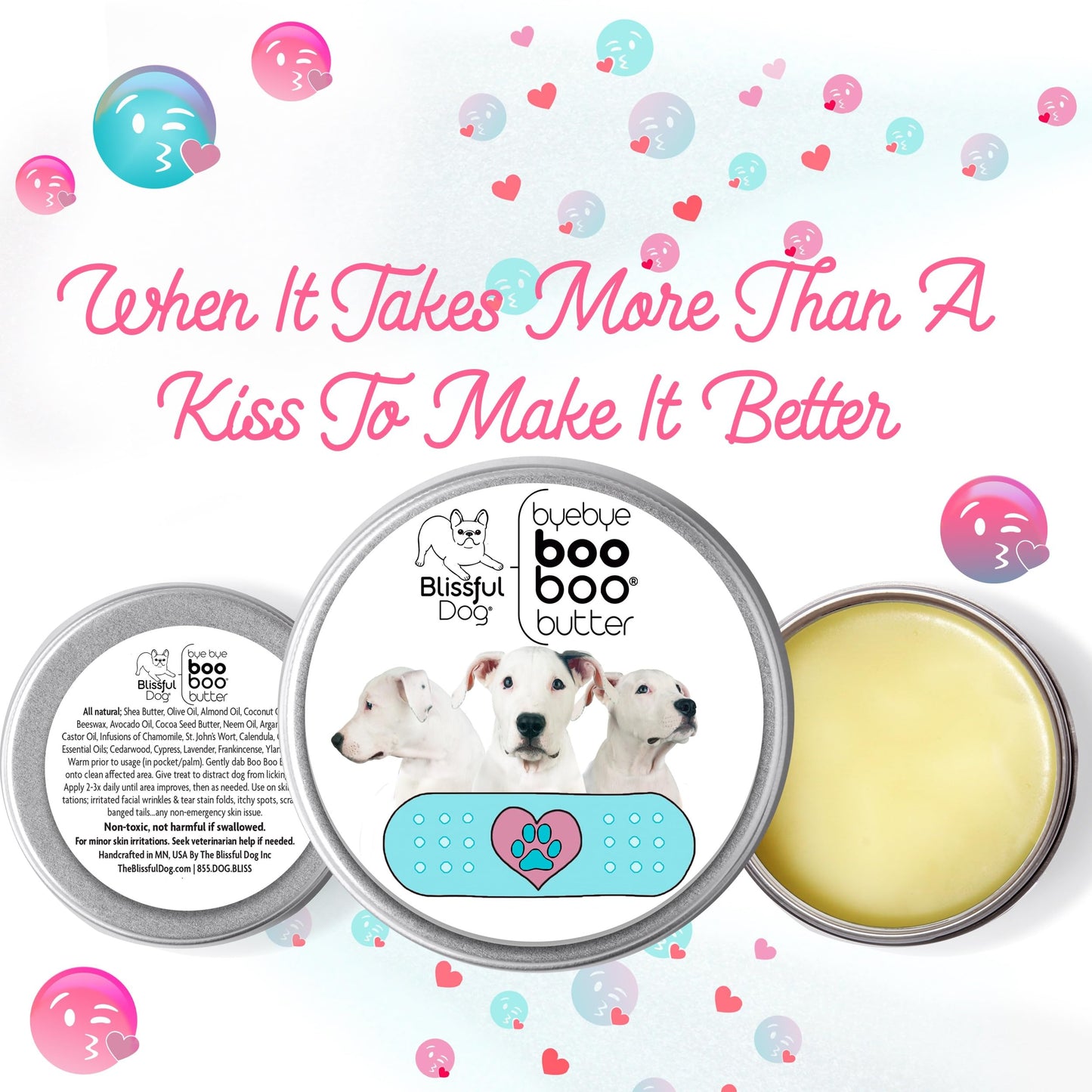 The Blissful Dog Dogo Argentino Boo Boo Butter, 4-Ounce Beauty and Personal Care The Blissful Dog