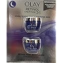 Olay Retinol + Peptide 24 Fragrance Free Night Moisturizer, 1.7 OZ (2 Packs)