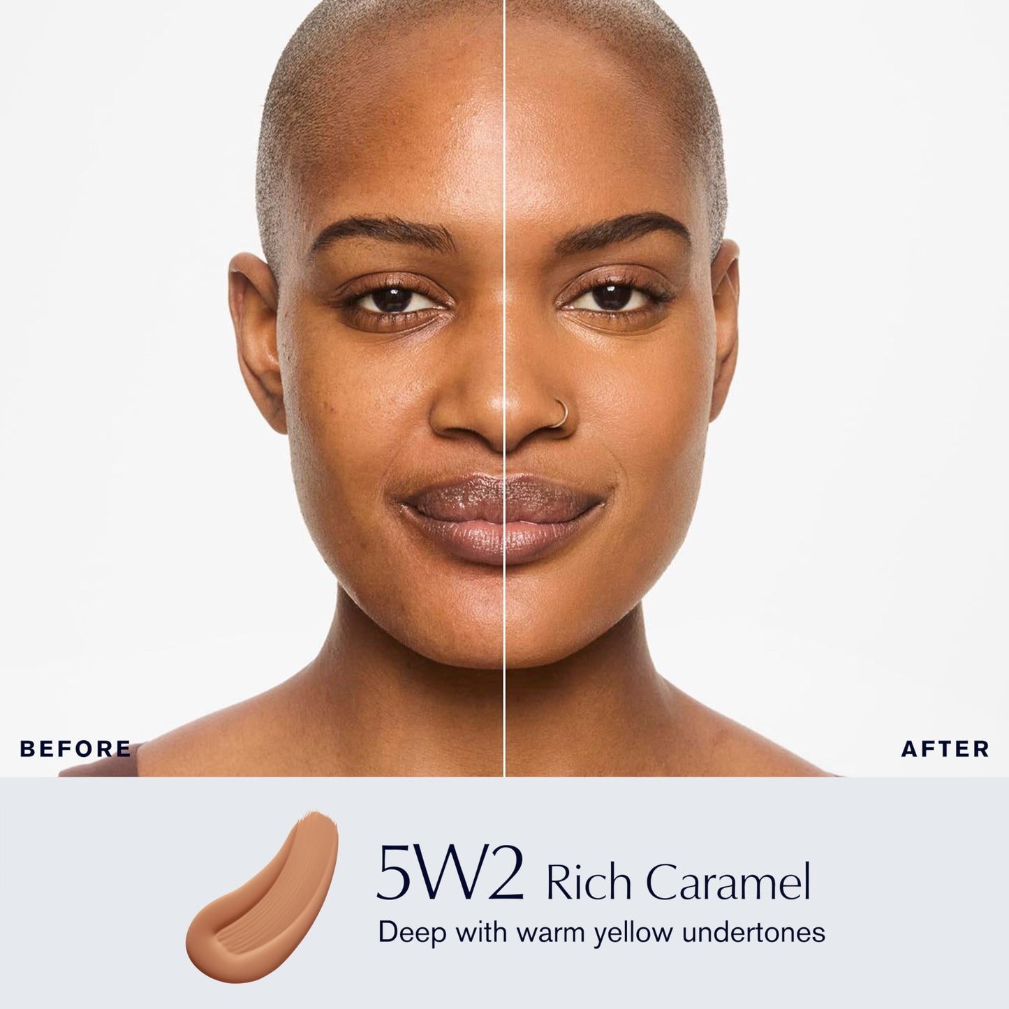 Estée Lauder Double Wear Stay-in-Place Foundation Makeup | 36-Hour Long-Wear Matte Foundation, 1 Fl Oz, 5W2 Rich Caramel