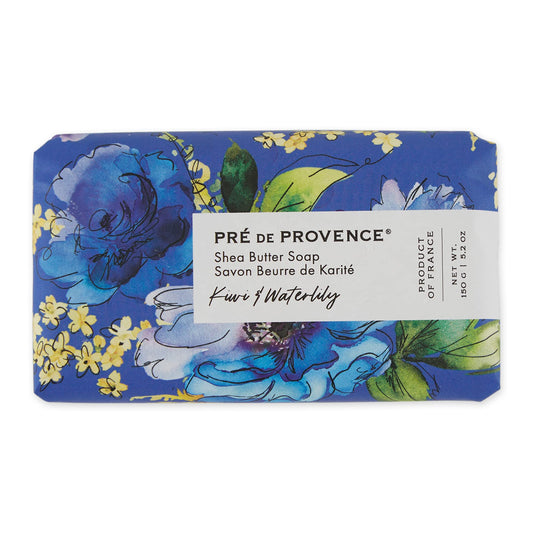 Pre de Provence Wrapped Artisanal Soap Bar, Organic Shea Butter Enriched, Natural French Skincare, Quad Milled for a Rich Smooth Lather, Kiwi Beauty & Personal Care Pre de Provence