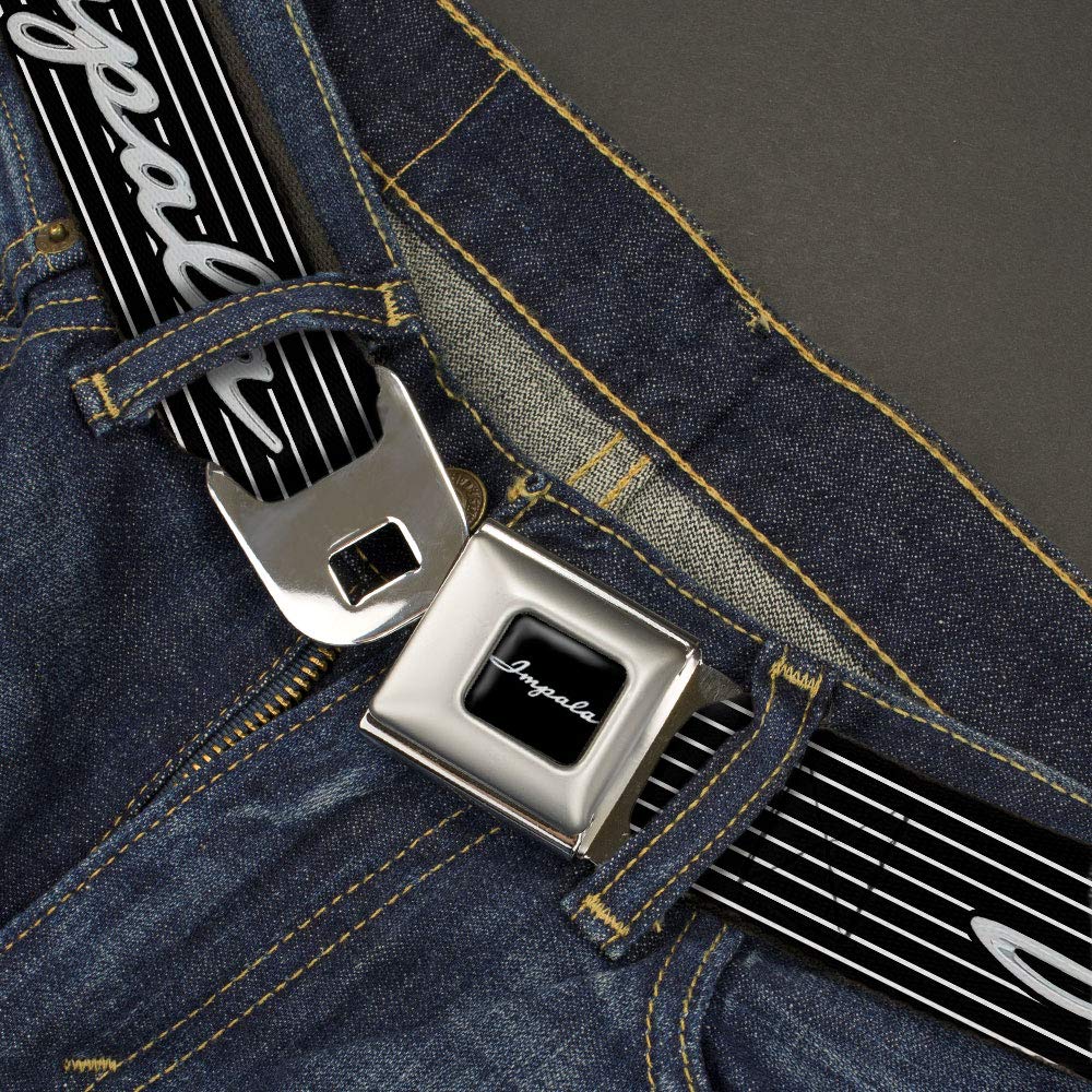 Buckle-Down Standard Seatbelt Belt Impala XL, Multicolor, 1.5" Wide-Fits Pant Size 32-52