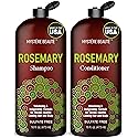 Rosemary Shampoo and Conditioner for Hair Growth, Sulfate Free Organic Rosemary Oil Shampoo De Romero Para Crecimiento, Promotes Hair Growth & Scalp