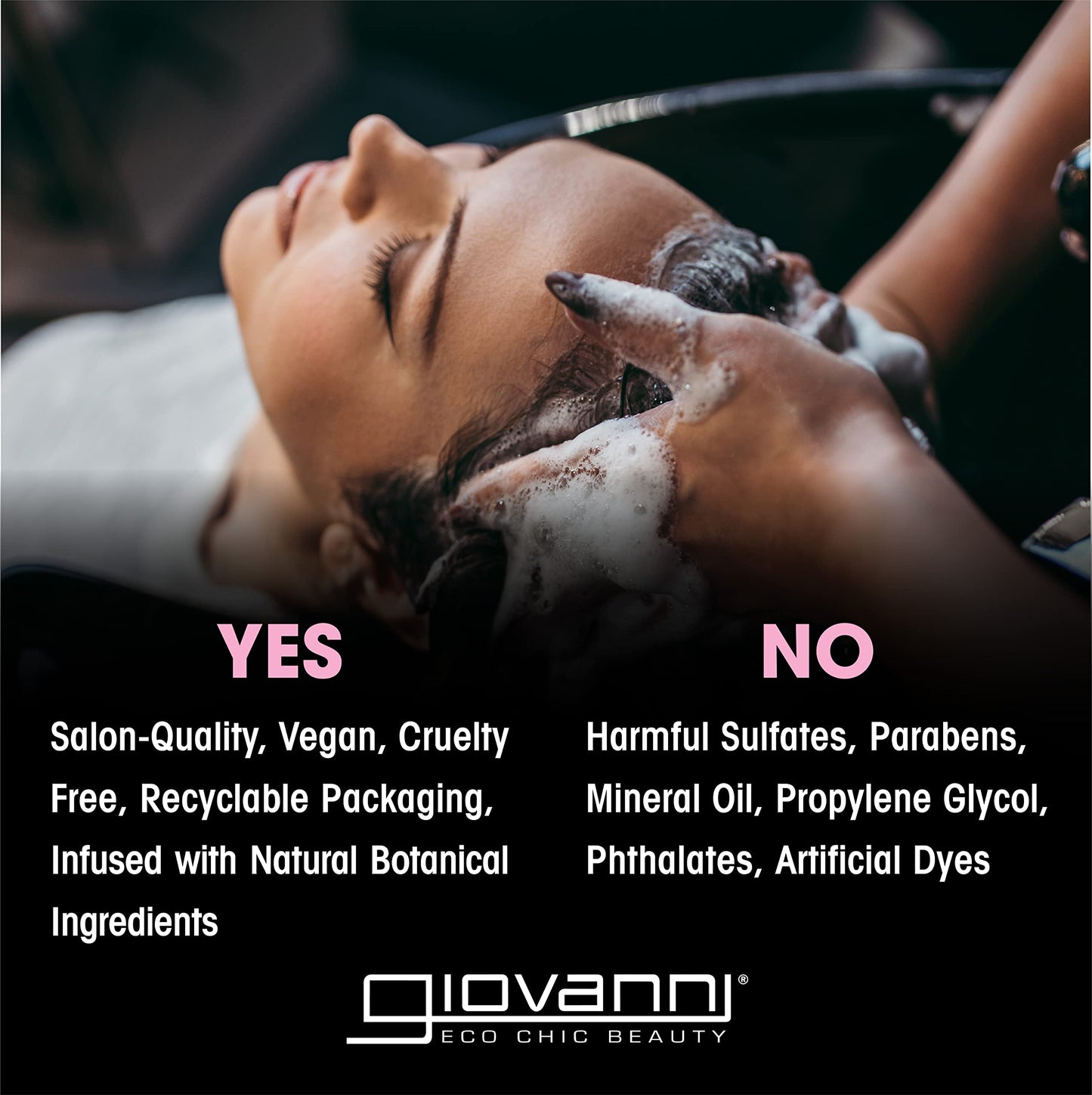 GIOVANNI ECO CHIC Straight Fast Straightening Elixir - Helps Smooth Curls & Straighten Hair, Temporarily Straightens Hair, Heat Protectant