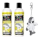 Sharkey's banana Scented Kids Shampoo and Conditioner with Baby Shark Plush Backpack Clip or Lunchbox Clip - Sulfate Free and Paraben Free! Beauty & Personal Care Sharkey's cuts for kids