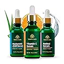 Tree of Life Beauty Facial Skin Care Set, Brightening, Firming, Hydrating, Dry Face, Dermatologist Tested - Trio Power Kit, Vitamin C, Retinol