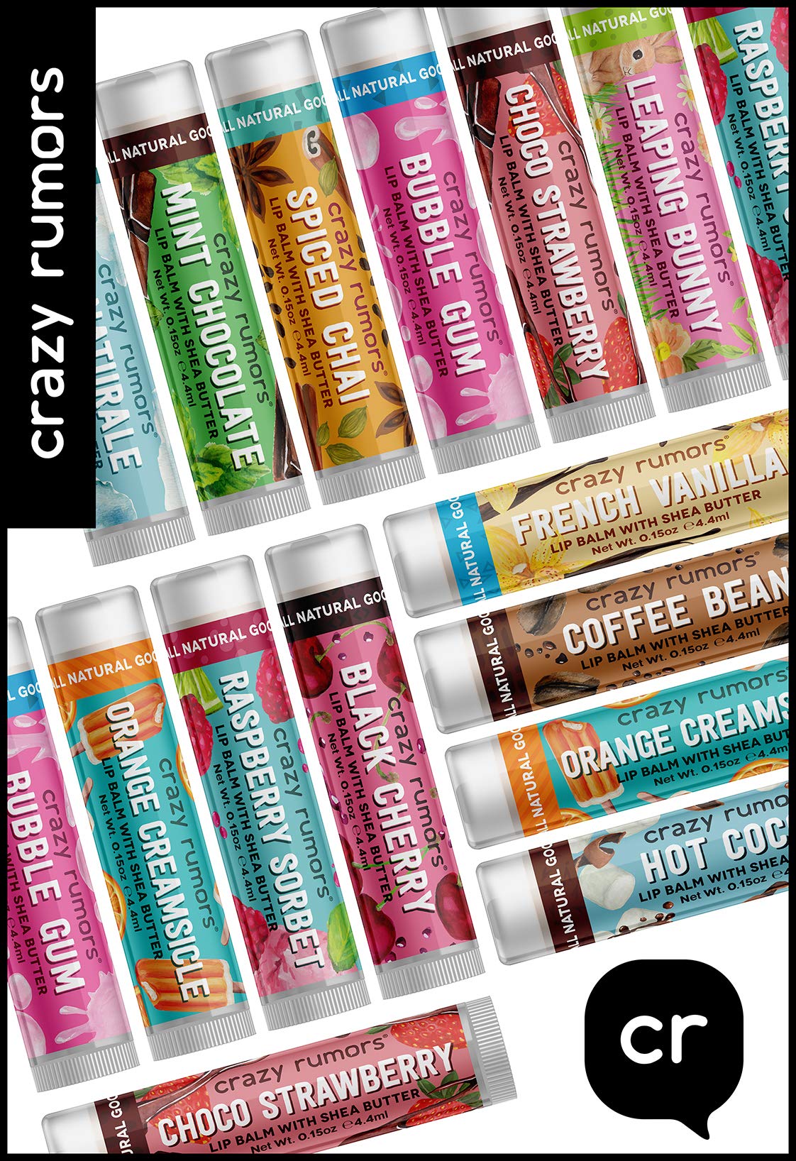 Bee My Honey Lip Balm Crazy Rumors 0.15 Ounce