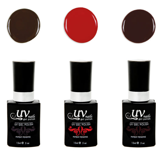 UV-Nails Arianrhod Set of 3 UV or LED gel polish Beauty & Personal Care UV-NAILS