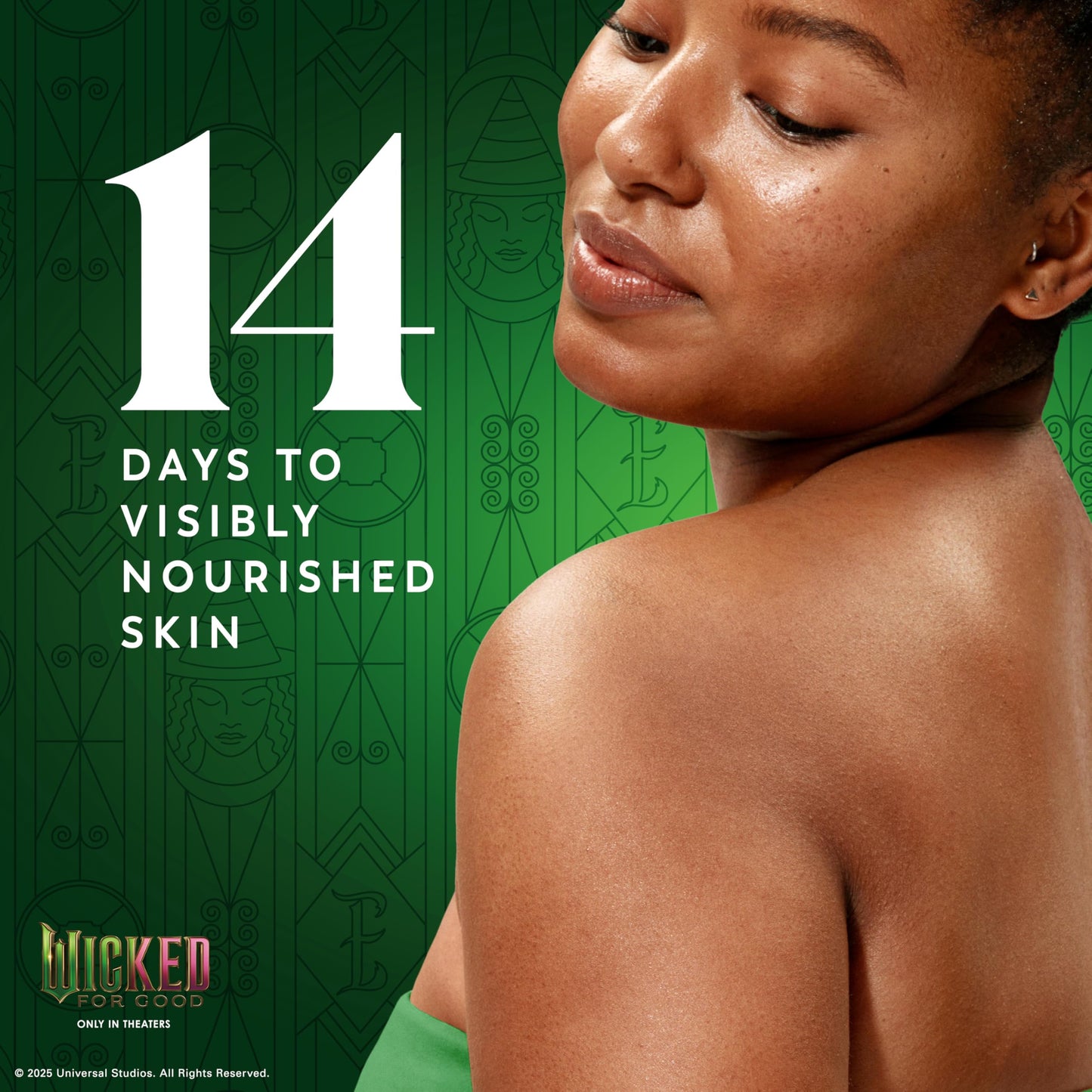 Olay Body Wash for Women, Wickedly Wonderful Elphaba’s Edition, Intensely Hydrating & Renewing, Pro-Hyaluronic Acid Serum with Vitamin B3, For All