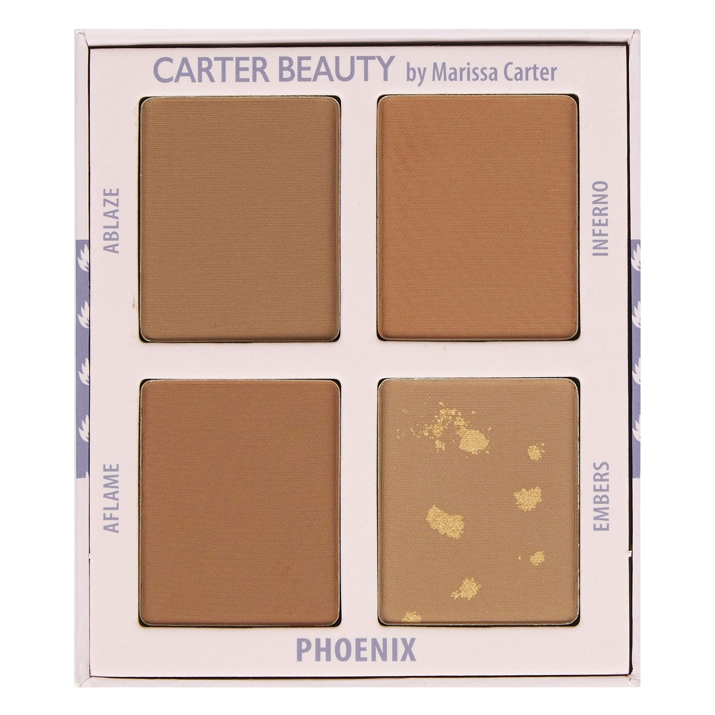 Carter Beauty By Marissa Carter Bronzer Palette - Adds Instant Colour And Depth To The Face - For A Sun-Kissed Look All Year Round - Suitable