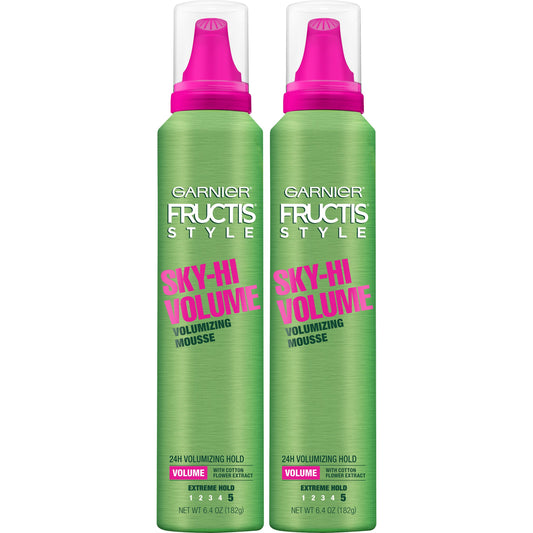 Garnier Hair Care Fructis Style Sky-Hi Volume Volumizing Mousse, 2 Count Beauty & Personal Care Garnier