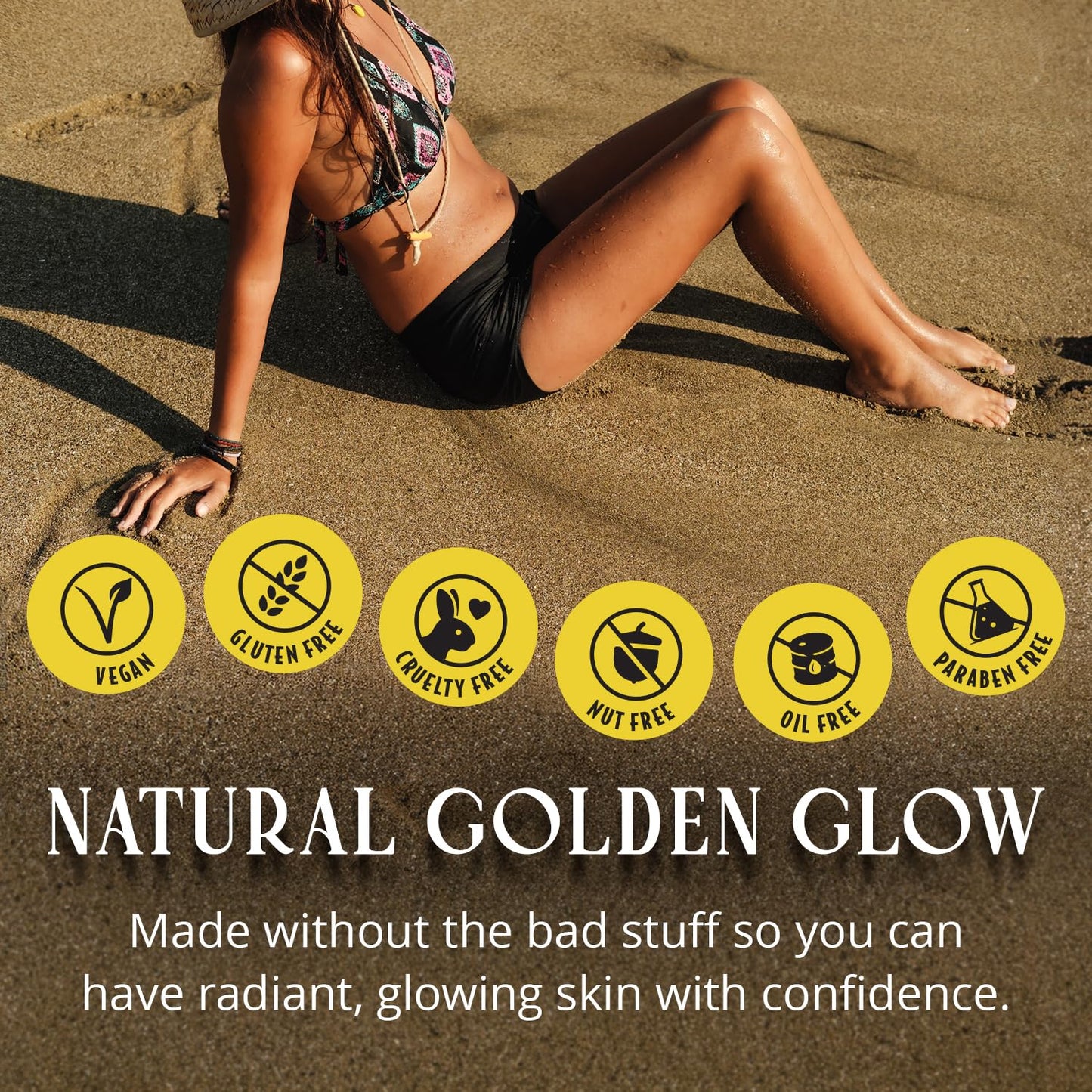 Skinerals Extra Dark Self Tanner Mousse, Organic Sunless Tanning Foam for Face & Body, Ultra Dark, Streak-Free, Quick-Drying, Long-Lasting Natural