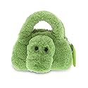 DolliBu Alligator Plush Handbag - Super Soft Plush Stuffed Animal Purse for Children's Accessories, Kids Hand Bag Toy Purse, Pretend Play, Fluffy…