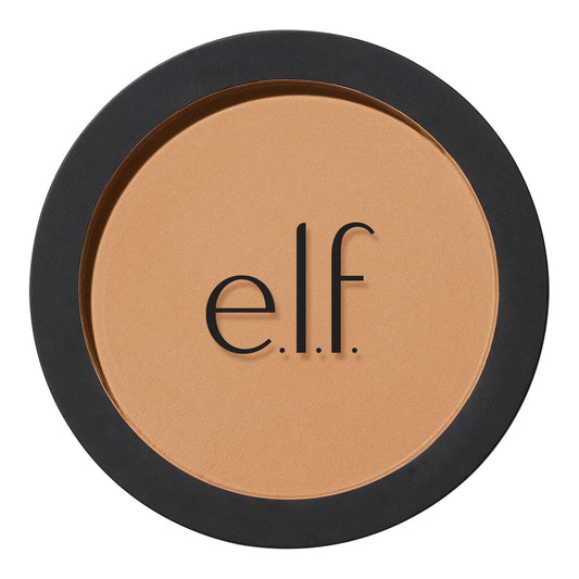 e.l.f. Primer-infused Bronzer, Long-Wear, Matte, Bold, Lightweight, Blends Easily, Contours Cheeks, Forever Sun Kissed, All-Day Wear, 0.35 Oz Beauty & Personal Care e.l.f.