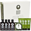 ROOTS AROMATHERAPY Travel+Essentials Shampoo and Conditioner Sets Body Wash Lotion & Soap,Guest Bathroom Essentials Toiletries Kit Bulk Mini Set Kits