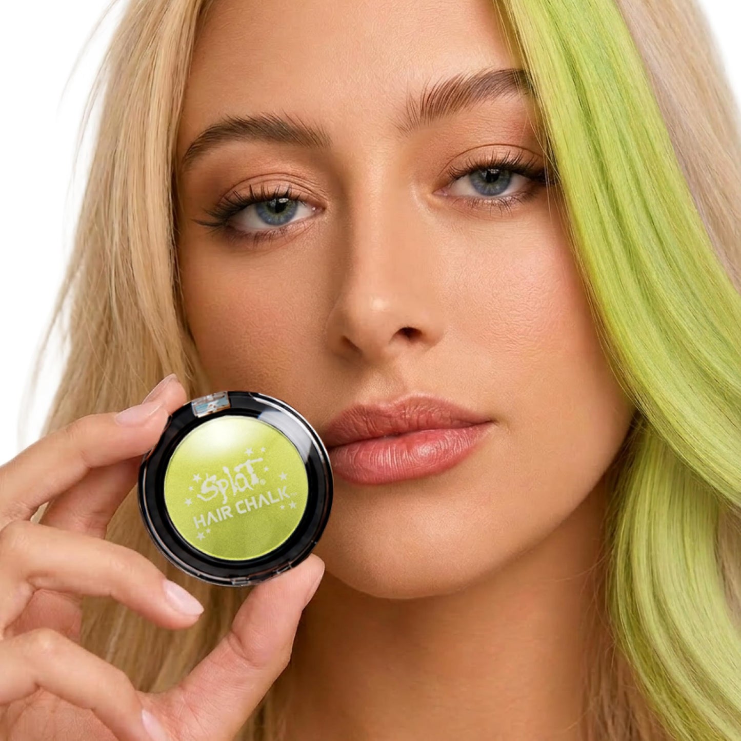 Splat Hair Chalk |Lemon Lime| Temporary Hair Color