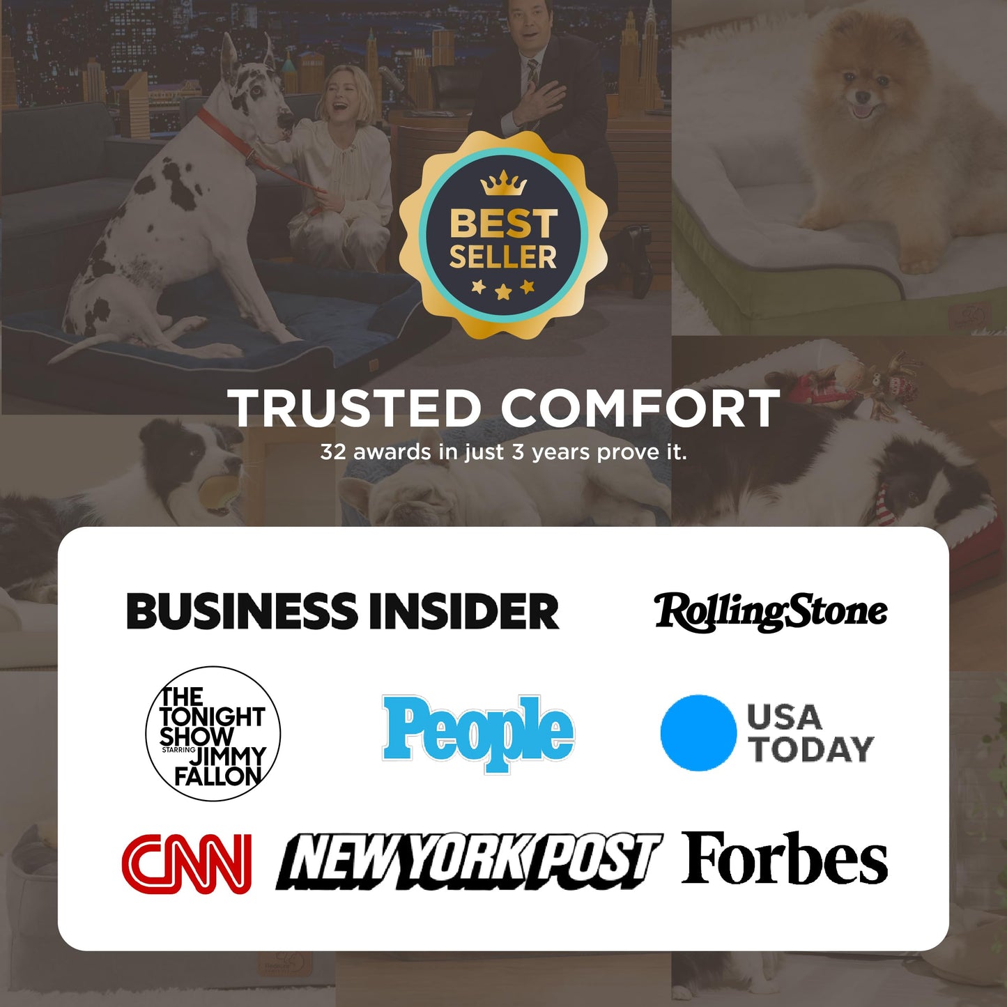 Bedsure Orthopedic Dog Bed for Medium Dogs & Cats - Waterproof, Washable Removable Cover, Nonskid Bottom, Comfortable Pet Couch Sofa - Grey 28"