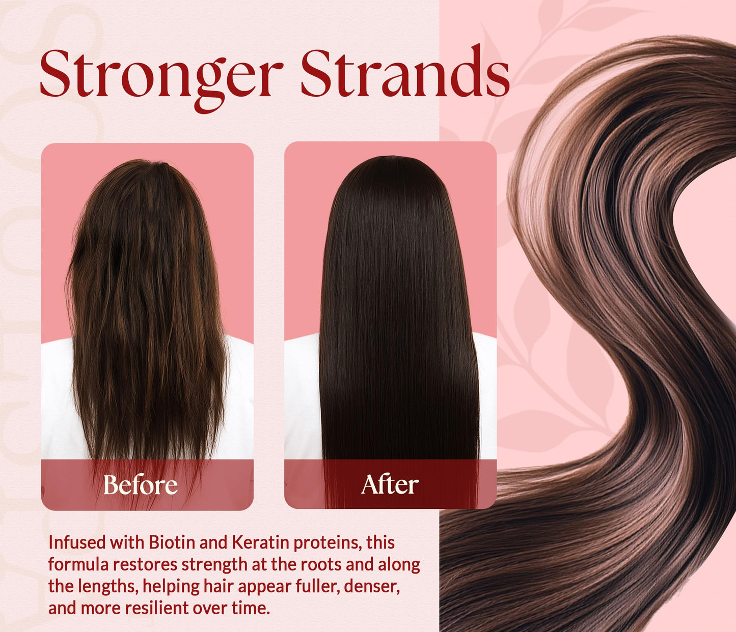 SOULSPA PURE Apple Cider Vinegar Biotin Shampoo and Conditioner Set - ACV Clarifying Scalp Care with Rosemary Oil & Keratin - Sulfate Free for Oily
