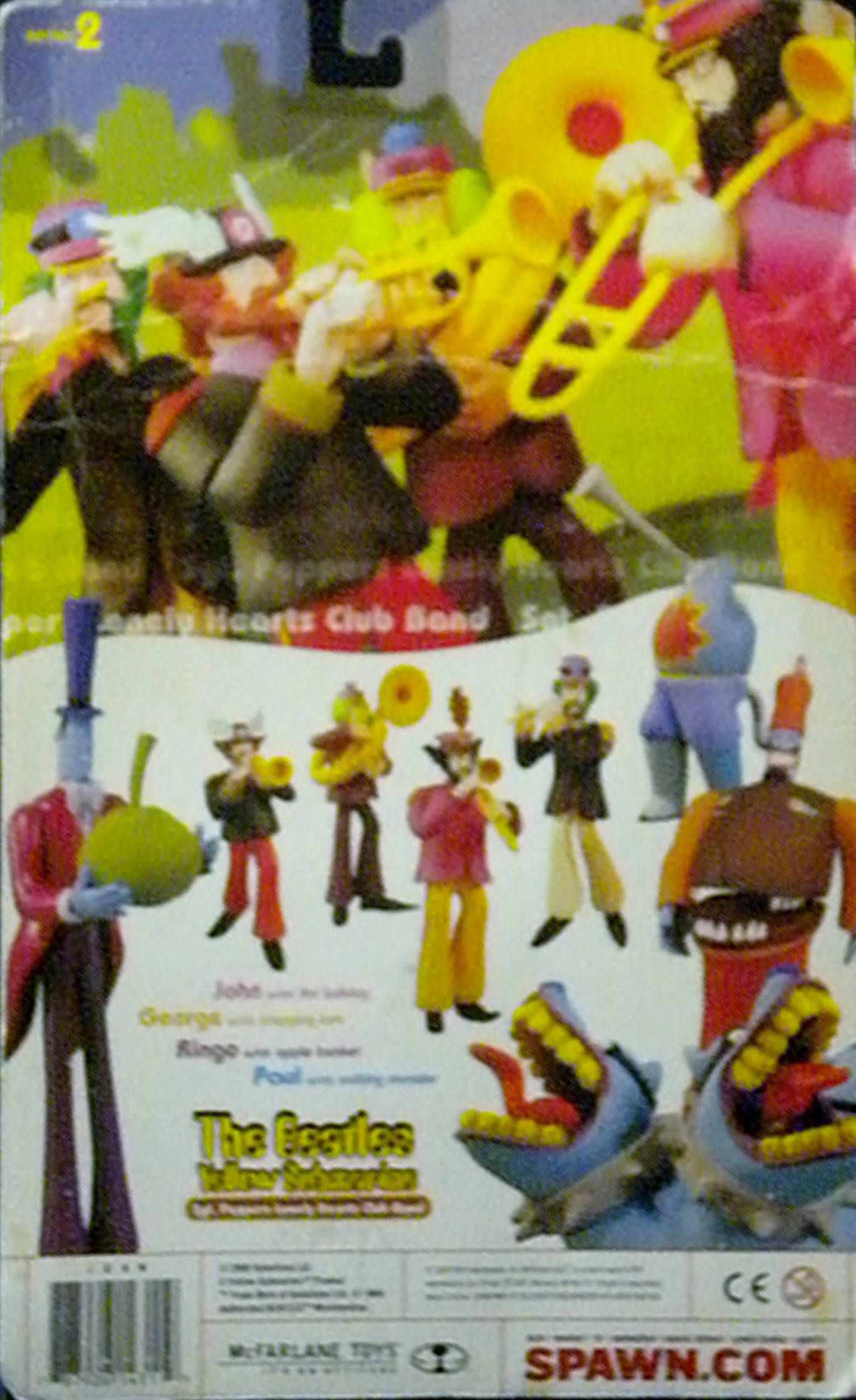 The Beatles- Yellow Submarine: John with the Bulldog Figurines McFarlane