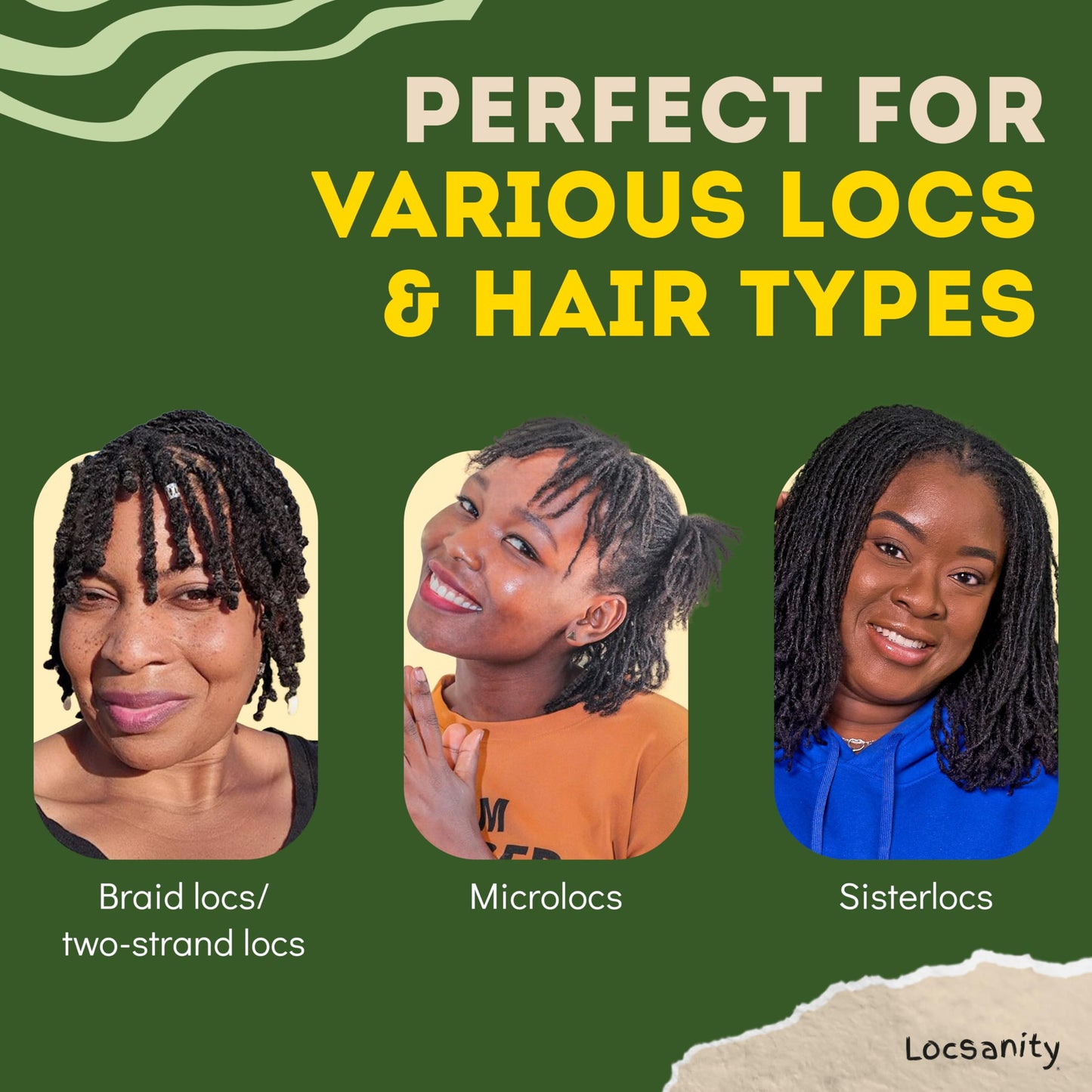 Locsanity Curved Interlocking Tool for Microlocs and Medium Locs Maintenance - Hair Tools for Dreadlocks, Sisterlocks, Interlocks, and Crochet Locks