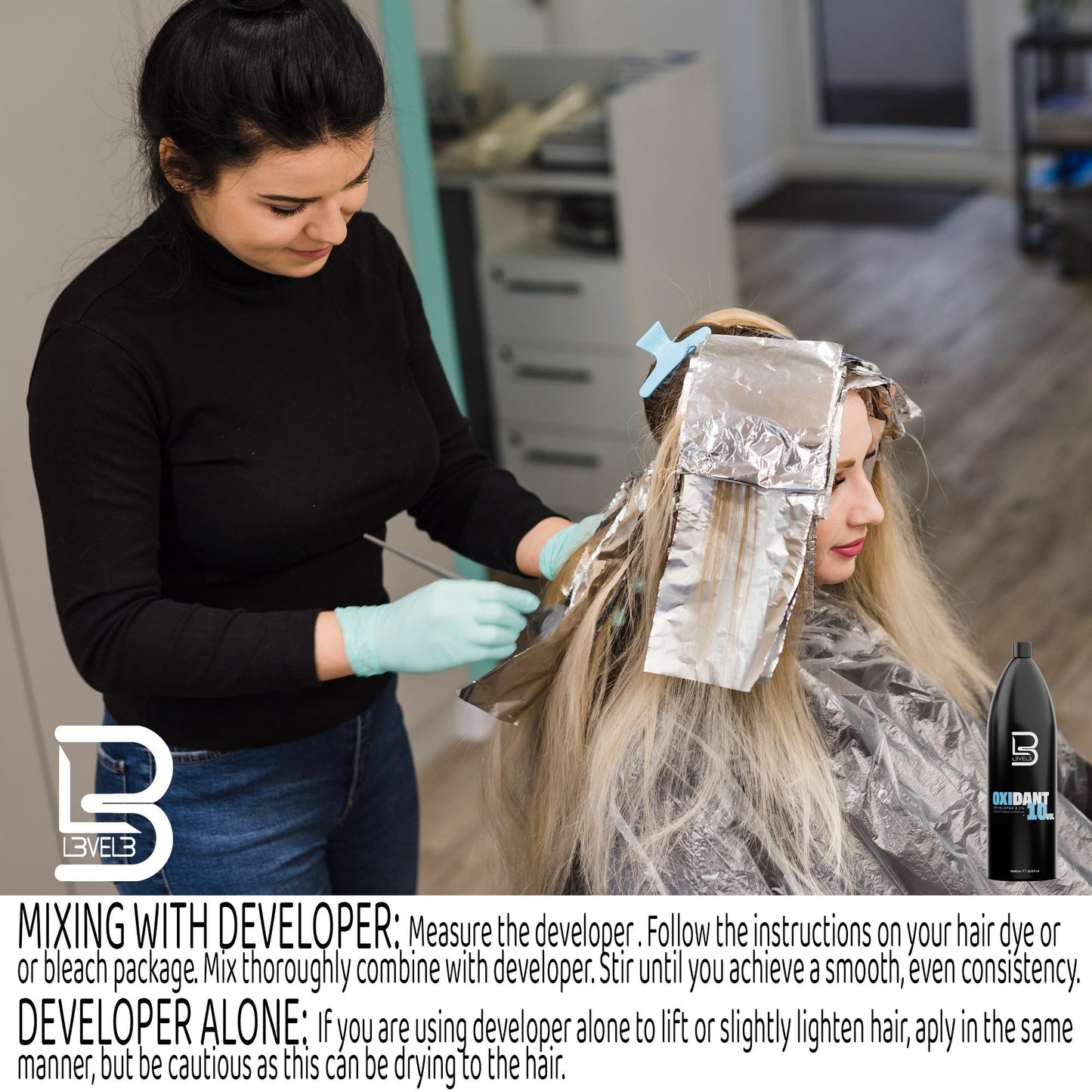 L3 - Level 3 Oxidant Hair Developer - Creme Developer for Hair Dye & Hair Bleach