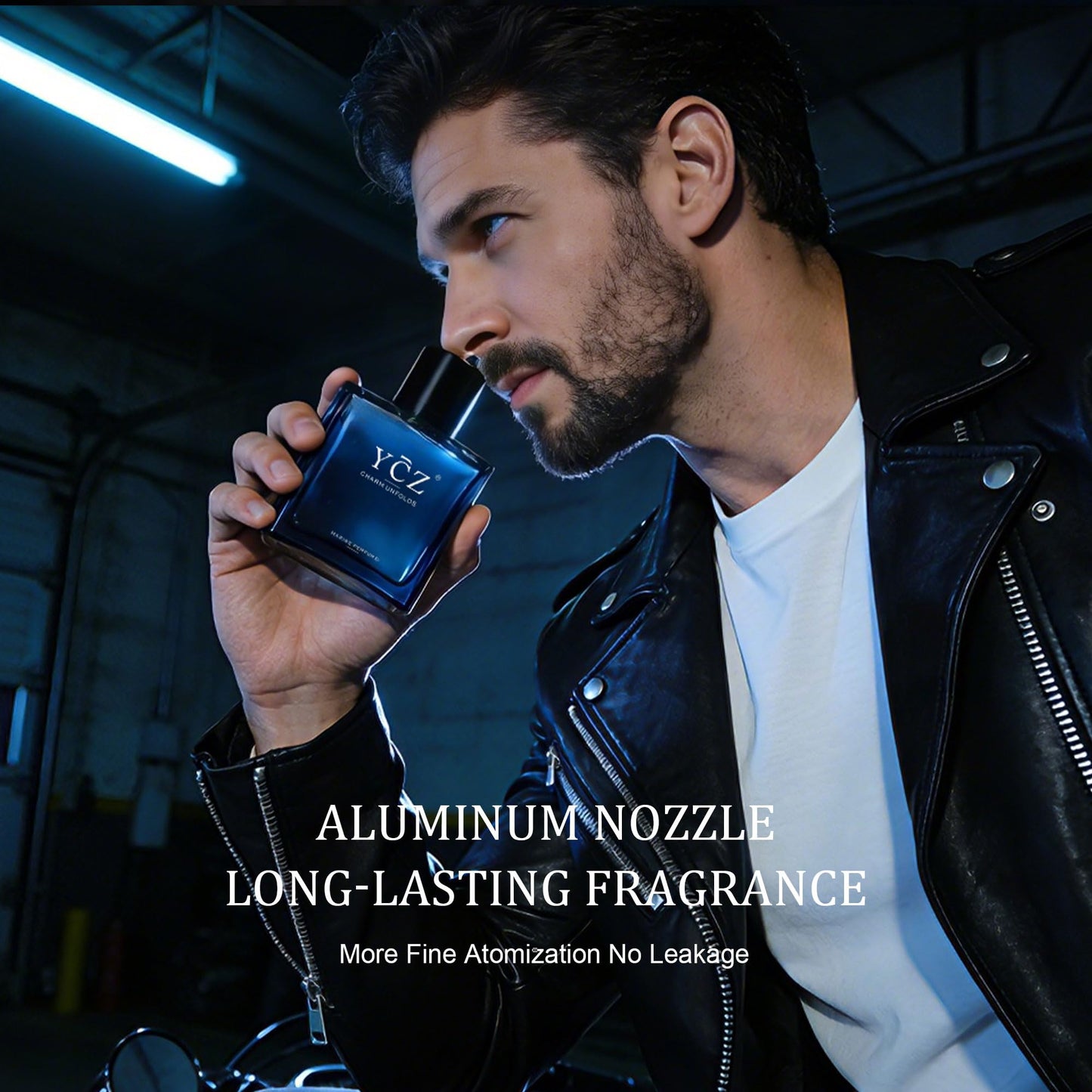 Ycz Midnight Marine Eau de Parfum, 1.7 Fl Oz (50 mL), Long-Lasting Perfume for Men, Aquatic Woody Fragrance with Grapefruit, Ginger & Cedar Notes Beauty and Personal Care Ycz