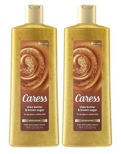 Caress Evenly Gorgeous Exfoliating Body Wash 18 fl oz (Pack of 2)