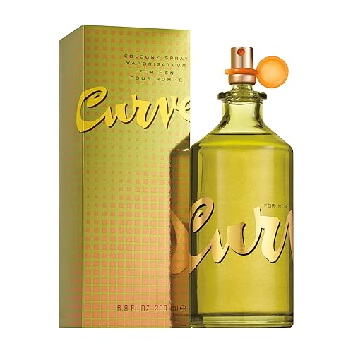 Curve Men's Cologne Fragrance Spray, Gift for Him, Spicy Woody Magnetic Scent for Day or Night, 6.8 fl oz
