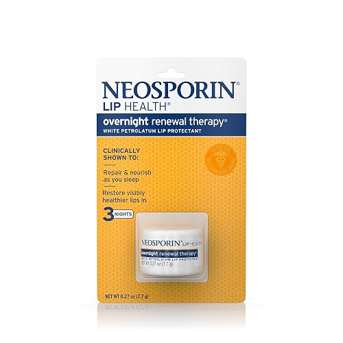 Neosporin Overnight Lip Health Renewal Therapy 0.27 Ounce Jar (8ml)