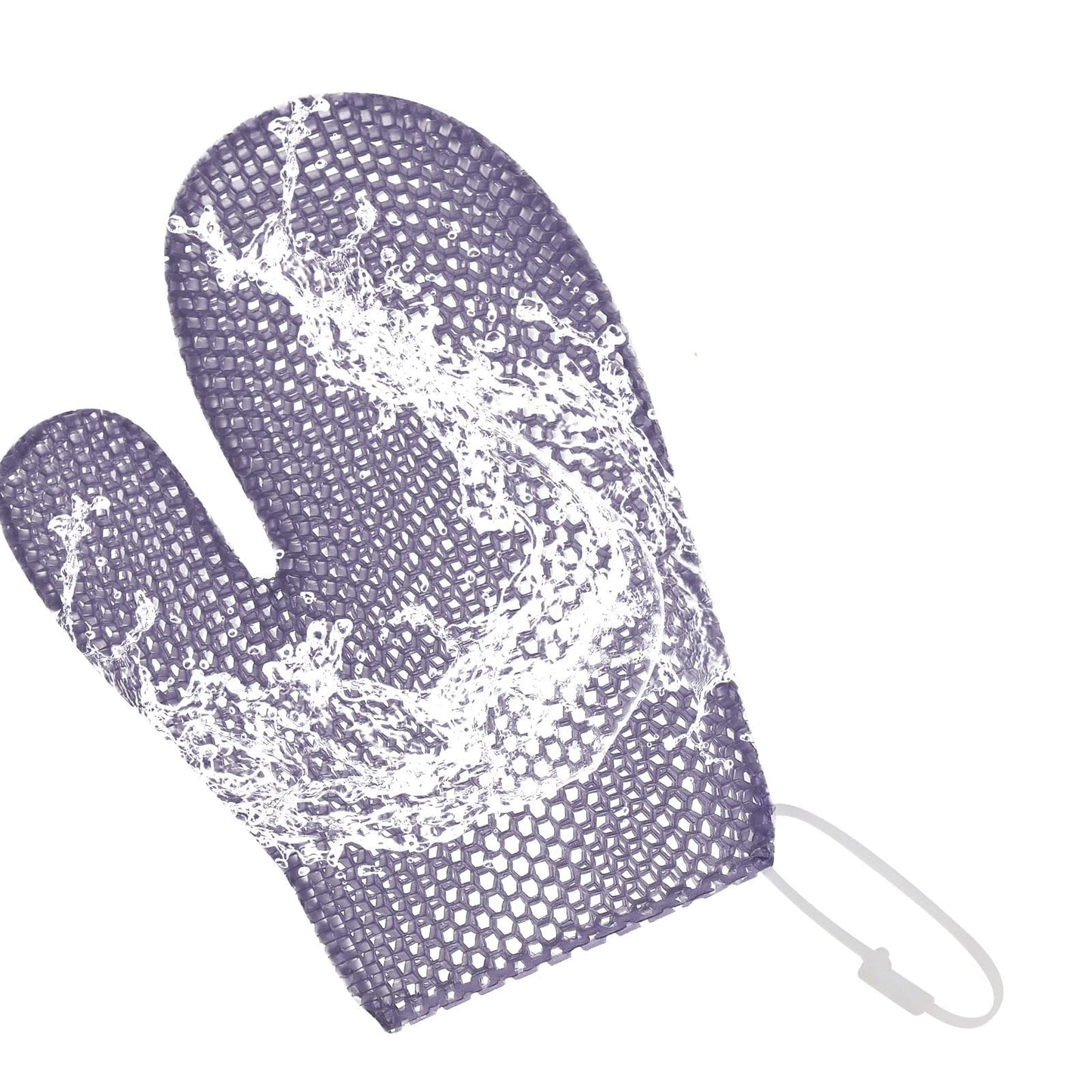 Honeycomb Exfoliating Bath Gloves - Microfiber for Enhanced Blood Circulation & Soft, Smooth Skin for All Skin Types (Light Purple - Glove) Beauty and Personal Care Koqye