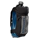 Nathan Running Handheld Quick Squeeze Water Bottle. No-Grip Adjustable Hand Strap. 12oz / 18oz / Insulated. Reflective Hydration Water Bottle.