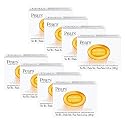 Pears Pure and Gentle with Glycerin and Natural Oils - Transparent Soap Bar for Radiant Skin - Bar Soap for Women and Men - Amber - 8 pc