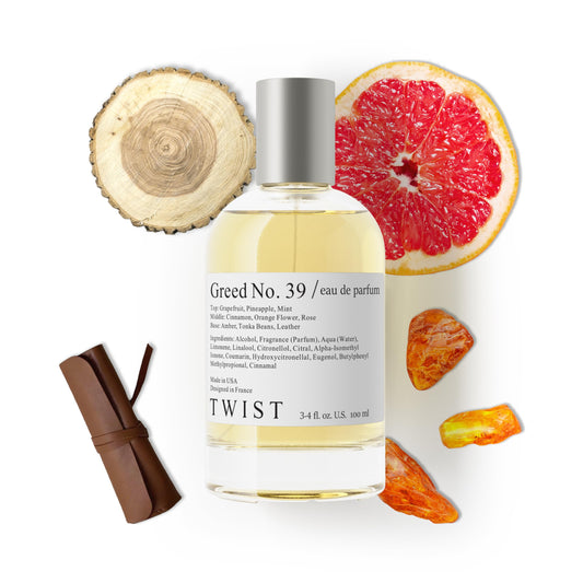 Twist Greed No. 39 - Eau De Parfum Inspired by P. R. One Million, Long-Lasting Perfume for Men, Mandarin & Cinnamon, Vegan, Clean Ingredients Beauty & Personal Care HOUSE OF TWIST