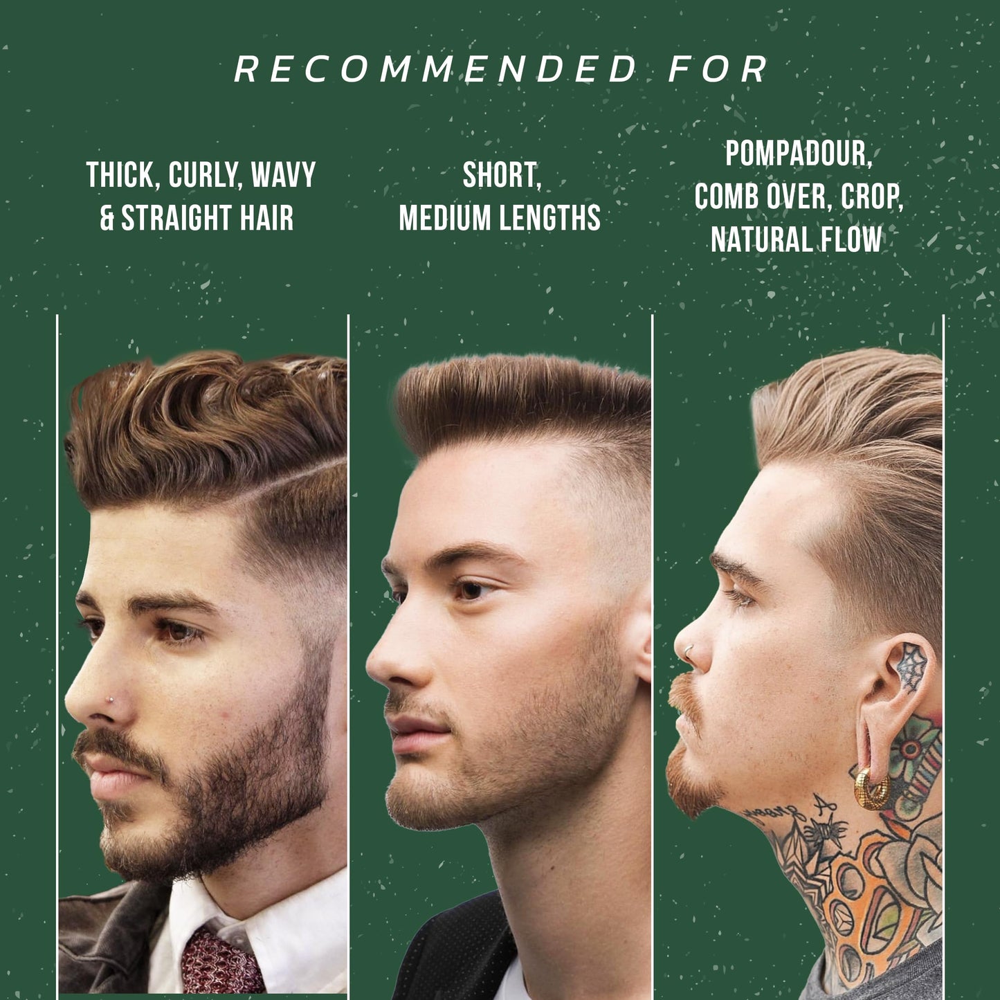 Victory Crown Paste Pomade Medium Hold & Medium Shine Natural Hair Styling Paste for Textured & Refined Looks, 3.4 Oz