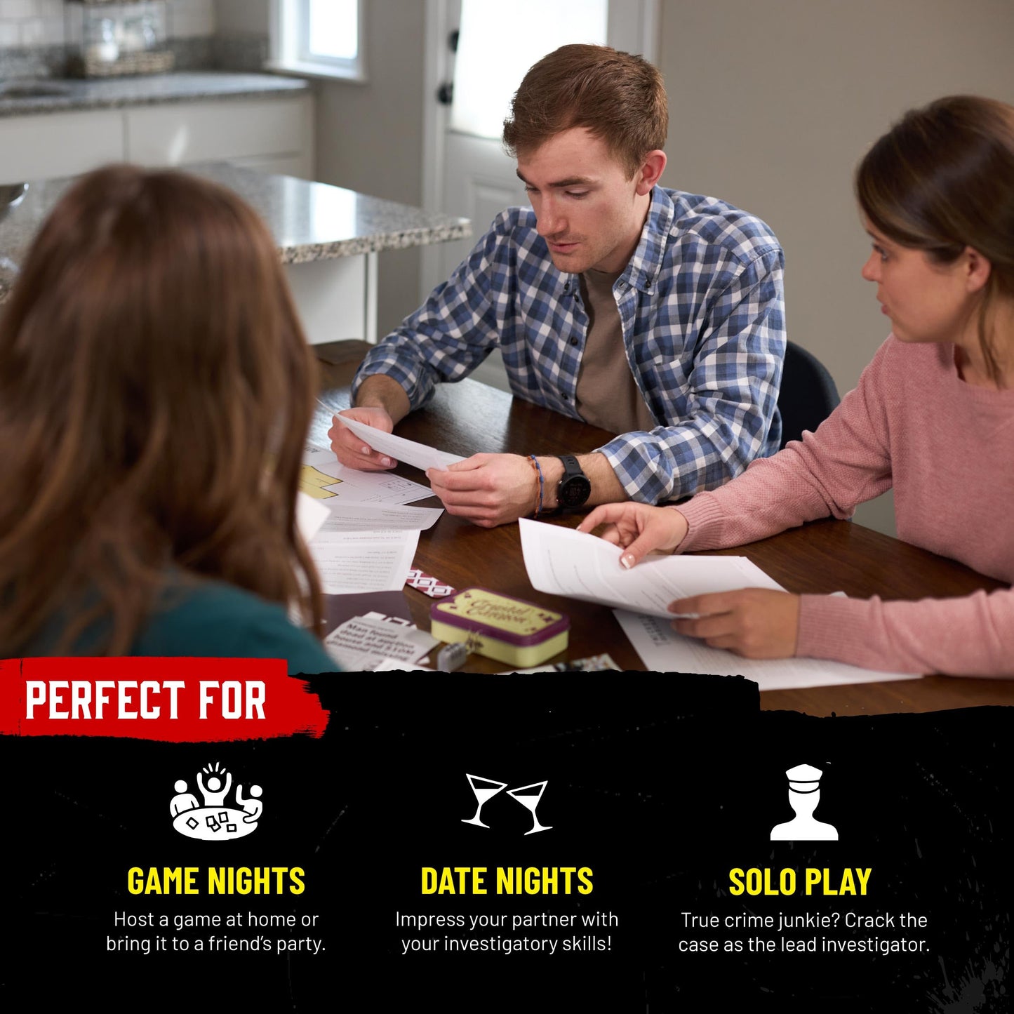 Hunt A Killer x Sam and Colby: The Haunting at Wicker Ridge - Immersive Paranormal Mystery Game, 90-120 Min Playtime, Ages 14+, Perfect for Fans of…