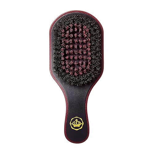 Red Premium 2 Bristles In 1 Body Mixed Club Boar Brush X BowWow (Medium&Hard)