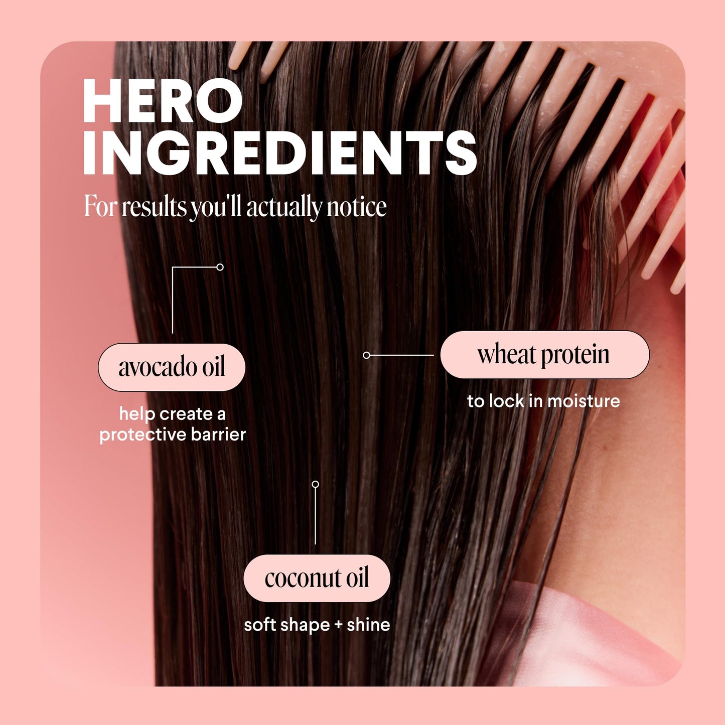 MONDAY HAIRCARE Smooth Shampoo + Conditioner Bathroom Set (2 Count) 27 oz Each For Frizzy, Coarse & Curly Hair Made with Coconut Oil, Shea Butter