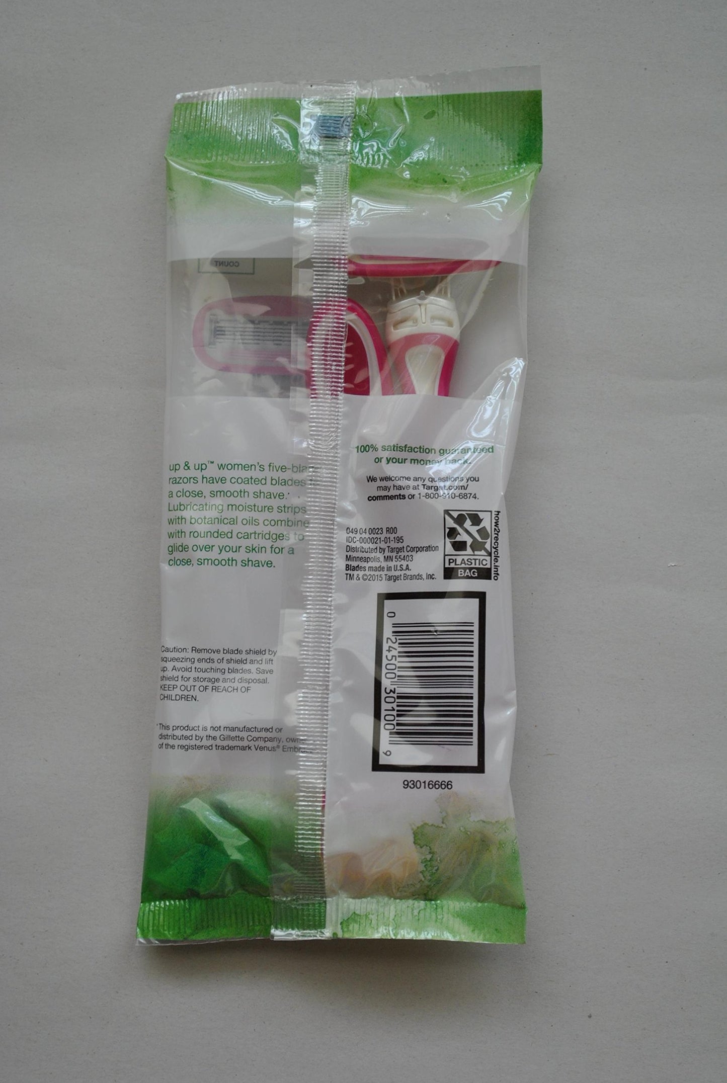 Up and Up Five Blade Disposible Razors - 2ct Beauty and Personal Care sufe