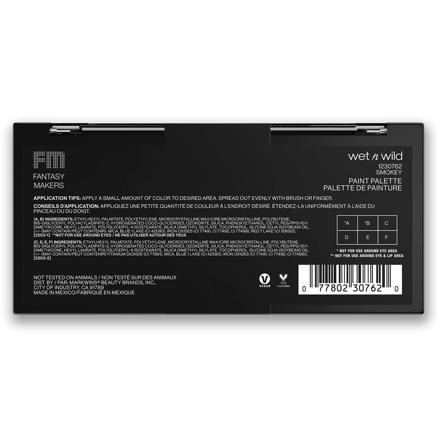 wet n wild Fantasy Makers Halloween Paint Palette Smokey