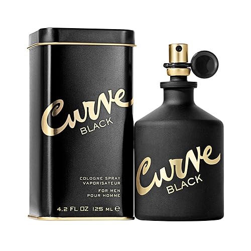 Curve Black Men's Cologne Fragrance Spray, Casual Day or Night Scent, 4.2 fl oz