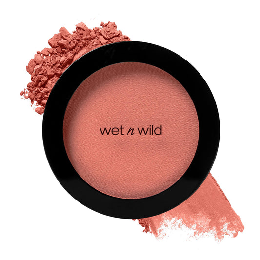 wet n wild Color Icon Blush, Effortless Matte Natural Sheer Glow & Seamless Blend, Luxuriously Infused Smooth Jojoba Oil, Cruelty-Free & Vegan - Bed