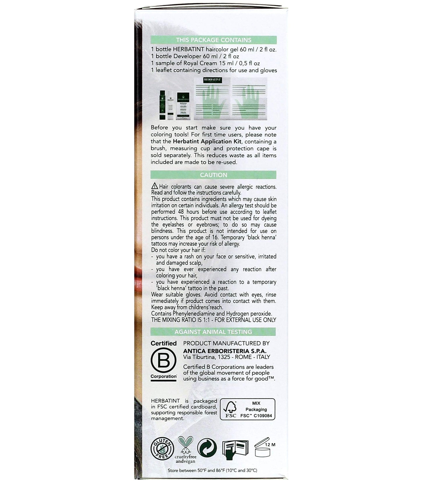Herbatint Haircolor Gel, 7C Ash Blonde, 4.56 Fluid Ounce