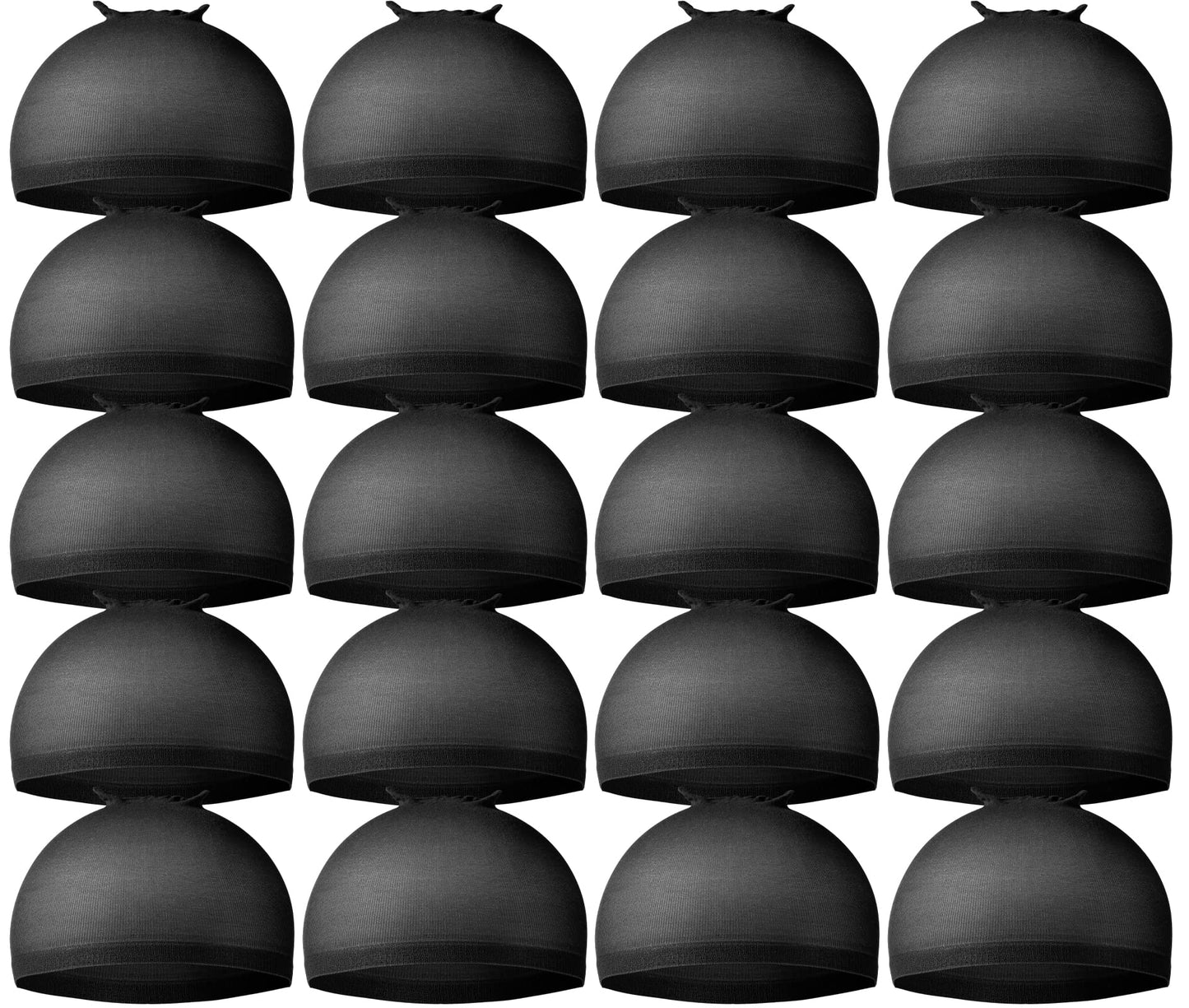 Teenitor Wig Cap,Black Wig Cap 20 Pieces Wig Caps, Black Stocking Caps for Men, Stretchy Nylon Wig Stocking Caps for Women Wave Cap for Men Beauty and Personal Care Teenitor