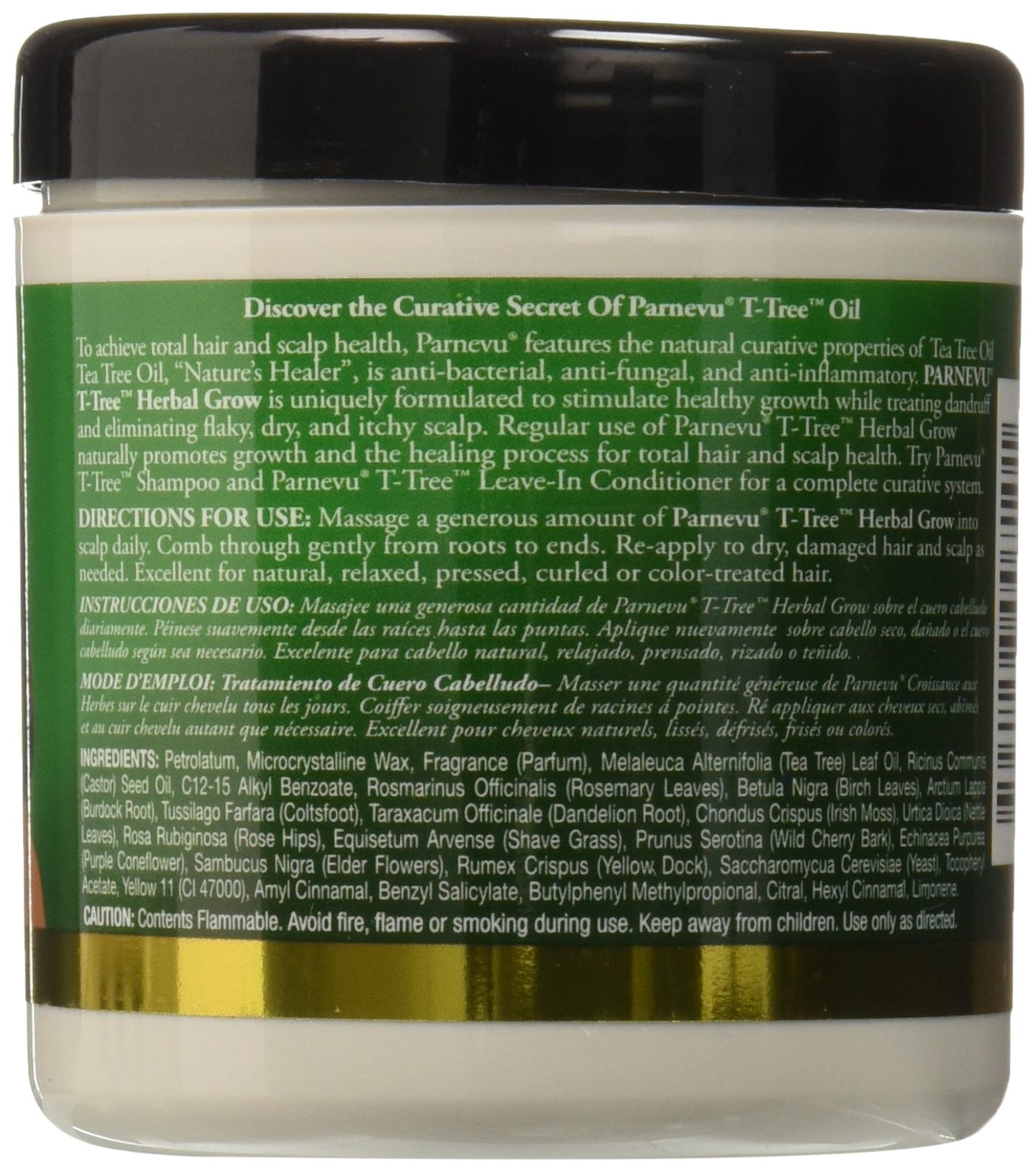 Parnevu T-Tree Herbal Grow Oil, 6 Ounce