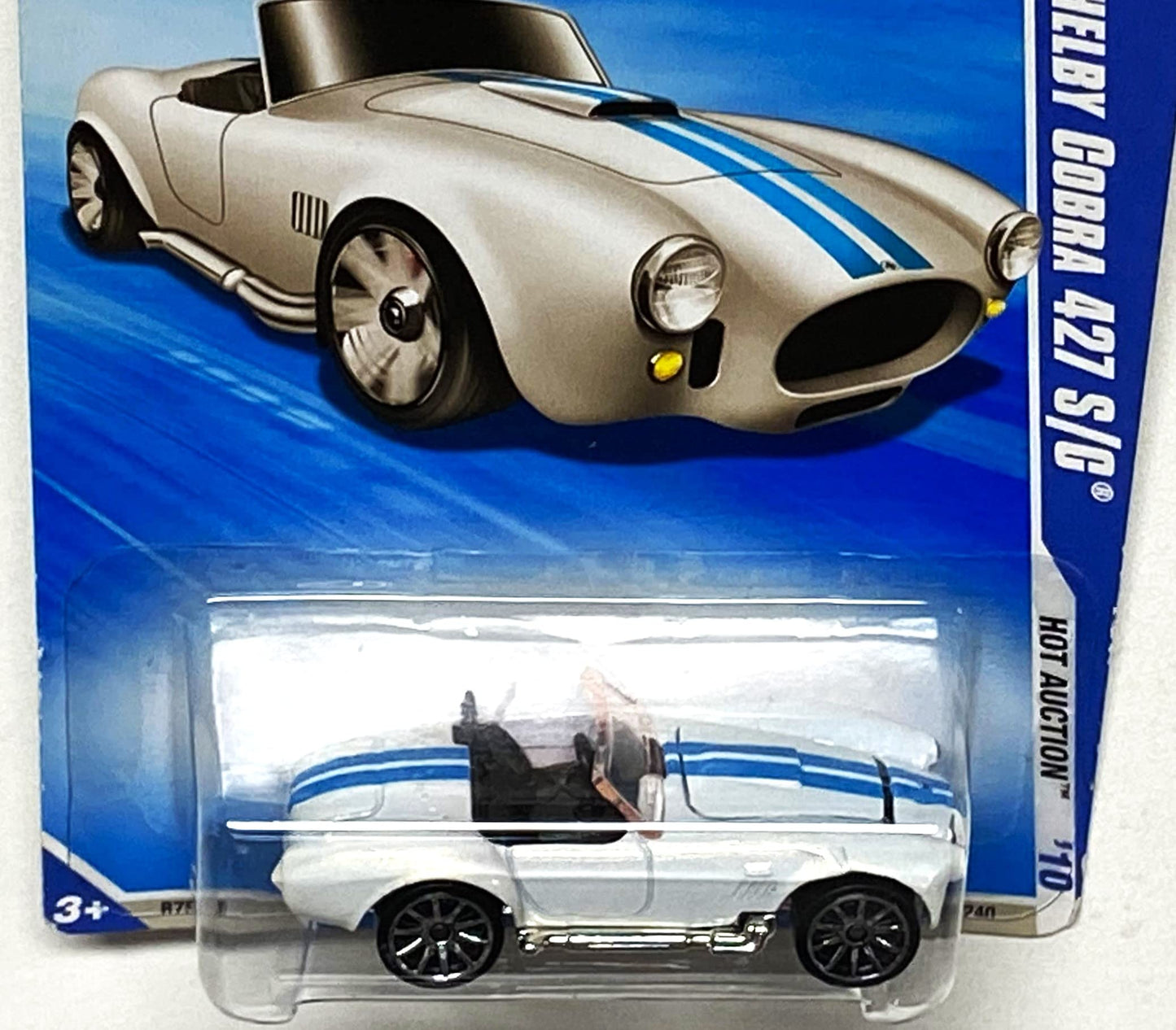 Hot Wheels Shelby Cobra 427 S/C 2010 Hot Auction 163/214