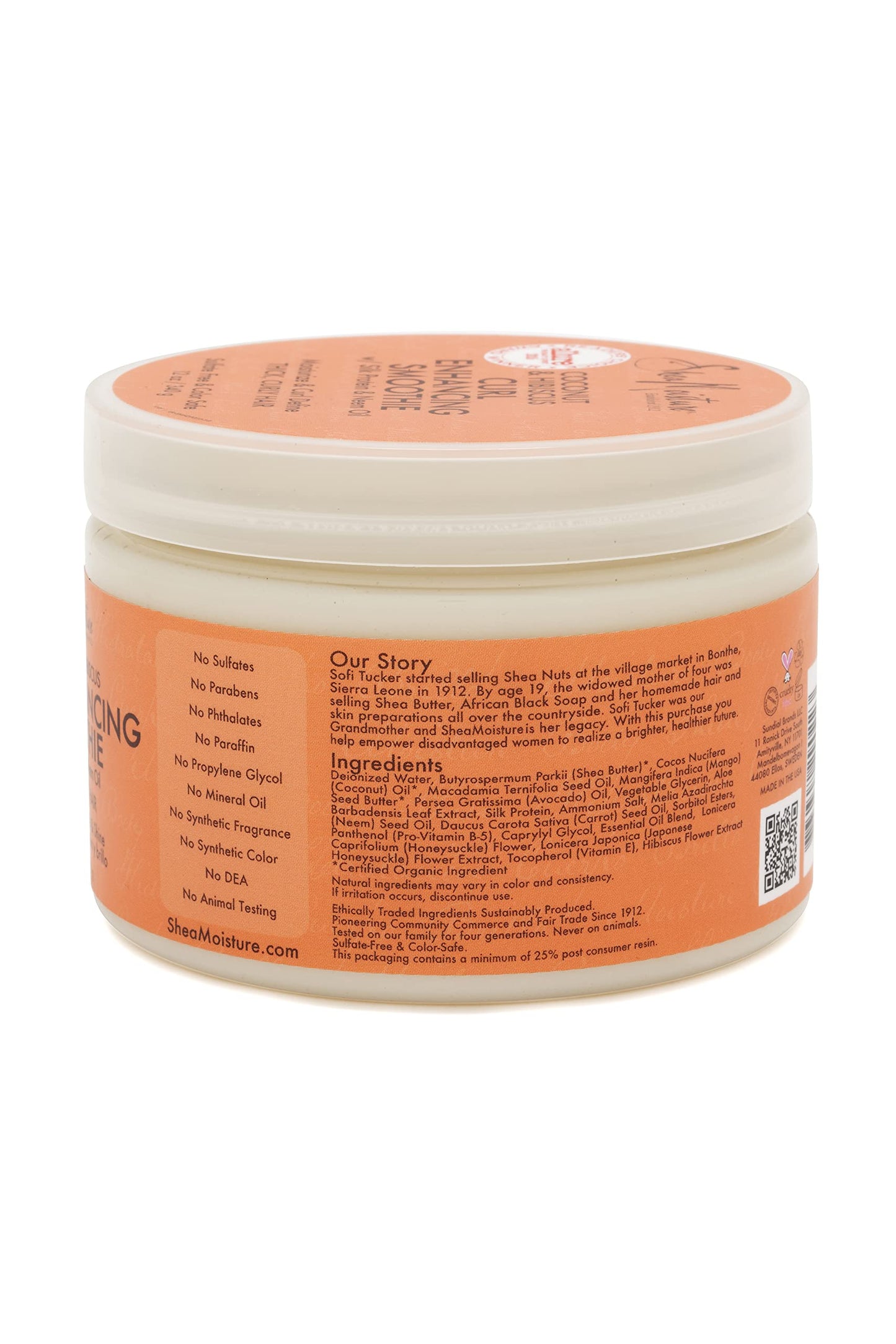 Shea Mst Curl Enh Smth Cc Size 12z Shea Moisture Coconut & Hibiscus Curl Enhancing Smoothie 12z