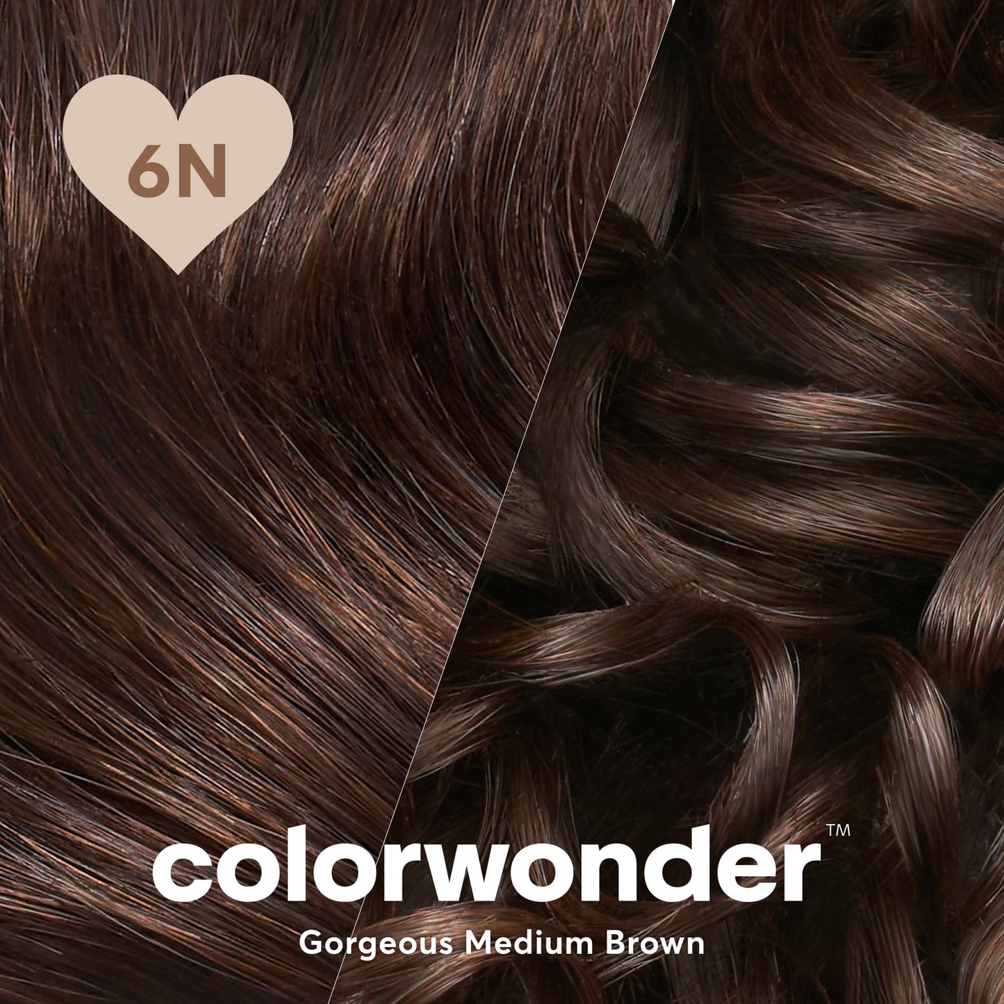 Madison Reed ColorWonder Demi-Permanent Hair Color Kit - 6N Medium Brown (Brunette Bombshell) | Blends Up to 25% Gray, Lasts 25 Washes, Ammonia-Free